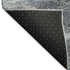 5' X 8' Gray And Ivory Abstract Washable Area Rug With UV Protection
