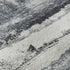 5' X 8' Gray And Ivory Abstract Washable Area Rug With UV Protection
