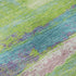 8' X 10' Lime Green Blue And Pink Abstract Washable Area Rug With UV Protection