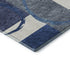 8' X 10' Blue And Ivory Geometric Washable Area Rug With UV Protection