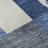 8' X 10' Blue And Ivory Geometric Washable Area Rug With UV Protection