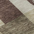 5' X 8' Brown Beige And Ivory Geometric Washable Area Rug With UV Protection