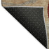 8' X 10' Wheat Burgundy And Gray Geometric Washable Area Rug With UV Protection
