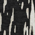 5' X 8' Black And Ivory Abstract Washable Area Rug With UV Protection