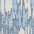 5' X 8' Denim Blue And Ivory Abstract Washable Area Rug With UV Protection