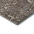 8' X 10' Brown And Beige Abstract Washable Area Rug With UV Protection