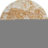 8' Copper And Ivory Abstract Washable Round Rug With UV Protection