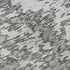 8' Gray And Silver Abstract Washable Round Rug With UV Protection
