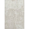 5' X 8' Ivory And Beige Abstract Washable Area Rug With UV Protection