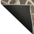 9' X 12' Brown And Ivory Geometric Washable Area Rug With UV Protection