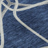 5' X 8' Blue And Ivory Geometric Washable Area Rug With UV Protection