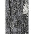 5' X 8' Black Gray And Ivory Abstract Washable Area Rug With UV Protection