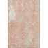 5' X 8' Coral Taupe And Ivory Abstract Washable Area Rug With UV Protection