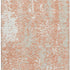 5' X 8' Coral Taupe And Ivory Abstract Washable Area Rug With UV Protection