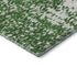 5' X 8' Emerald And Ivory Abstract Washable Area Rug With UV Protection