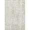 5' X 8' Ivory And Beige Abstract Washable Area Rug With UV Protection