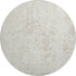 8' Ivory And Beige Abstract Washable Round Rug With UV Protection