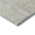 8' Ivory And Beige Abstract Washable Round Rug With UV Protection