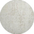 8' Ivory And Beige Abstract Washable Round Rug With UV Protection