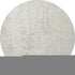 8' Ivory And Beige Abstract Washable Round Rug With UV Protection