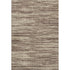 9' X 12' Brown And Beige Striped Washable Area Rug With UV Protection