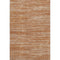 8' X 10' Copper And Rust Striped Washable Area Rug With UV Protection
