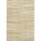 8' X 10' Gold And Beige Striped Washable Area Rug With UV Protection