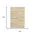 9' X 12' Gold And Beige Striped Washable Area Rug With UV Protection