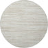8' Ivory And Beige Striped Washable Round Rug With UV Protection
