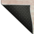 5' X 8' Pink And Ivory Striped Washable Area Rug With UV Protection