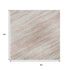 5' X 8' Pink And Ivory Striped Washable Area Rug With UV Protection