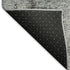 9' X 12' Gray And Silver Abstract Washable Area Rug With UV Protection
