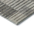 5' X 8' Beige Ivory And Gray Striped Washable Area Rug With UV Protection