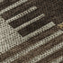 5' X 8' Chocolate Beige And Gold Striped Washable Area Rug With UV Protection