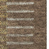 5' X 8' Chocolate Beige And Gold Striped Washable Area Rug With UV Protection