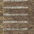8' X 10' Chocolate Beige And Gold Striped Washable Area Rug With UV Protection