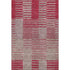 5' X 8' Burgundy And Gray Striped Washable Area Rug With UV Protection