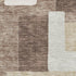 8' X 10' Brown Ivory And Beige Geometric Washable Area Rug With UV Protection