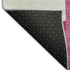 8' X 10' Pink Ivory And Orange Geometric Washable Area Rug With UV Protection