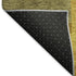 9' X 12' Wheat Ivory And Gold Geometric Washable Area Rug With UV Protection