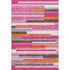 5' X 8' Blush Orange And Gray Striped Washable Area Rug With UV Protection