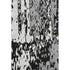 5' X 8' Black Ivory And Gray Abstract Washable Area Rug With UV Protection