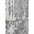 8' X 10' Gray Ivory And Silver Abstract Washable Area Rug With UV Protection