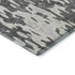 8' X 10' Gray Ivory And Silver Abstract Washable Area Rug With UV Protection