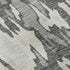 8' X 10' Gray Ivory And Silver Abstract Washable Area Rug With UV Protection
