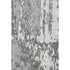8' X 10' Gray Ivory And Silver Abstract Washable Area Rug With UV Protection