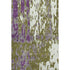 8' X 10' Olive Green Purple And Ivory Abstract Washable Area Rug With UV Protection