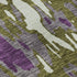 8' X 10' Olive Green Purple And Ivory Abstract Washable Area Rug With UV Protection
