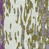 8' X 10' Olive Green Purple And Ivory Abstract Washable Area Rug With UV Protection