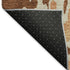 9' X 12' Rust Beige And Peach Abstract Washable Area Rug With UV Protection